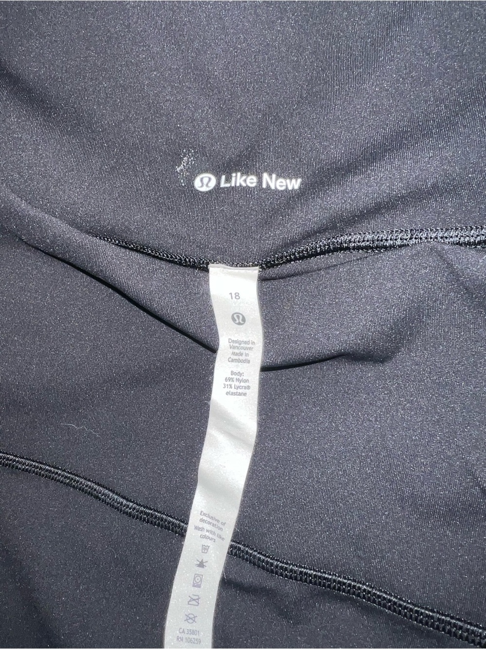 Lululemon athletica Align Black High-Waist Leggings - Picture 4 of 4